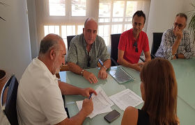 Firma inicio obras aparcamiento municipal Firma inicio obras aparcamiento municipal