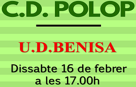 Jornada del C.D. Polop (16 y 17 de febrero)